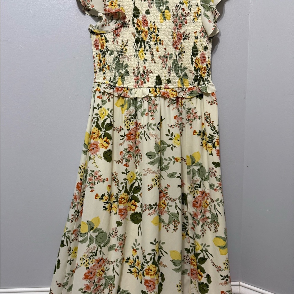 Sugarlips Floral Kids Dress with Ruffle Details